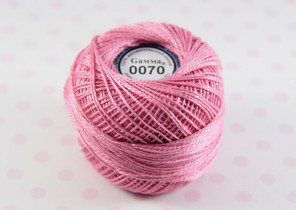 Пряжа Ирис 100% хлопок 10г 82м №0070 розовый