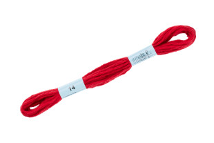 Нитки для вышивания " Gamma" декоративные " МУЛИНЕ Cloud" 100% полиэстер 6 м №14 красный