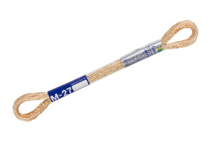 Нитки для вышивания " Gamma" мулине NM металлик 100% полиэстер 8 м М- 27 золотой